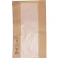 BUN BAG 1KG W/ PERGAMIN PAPIR 160X60X230MM 500PCE