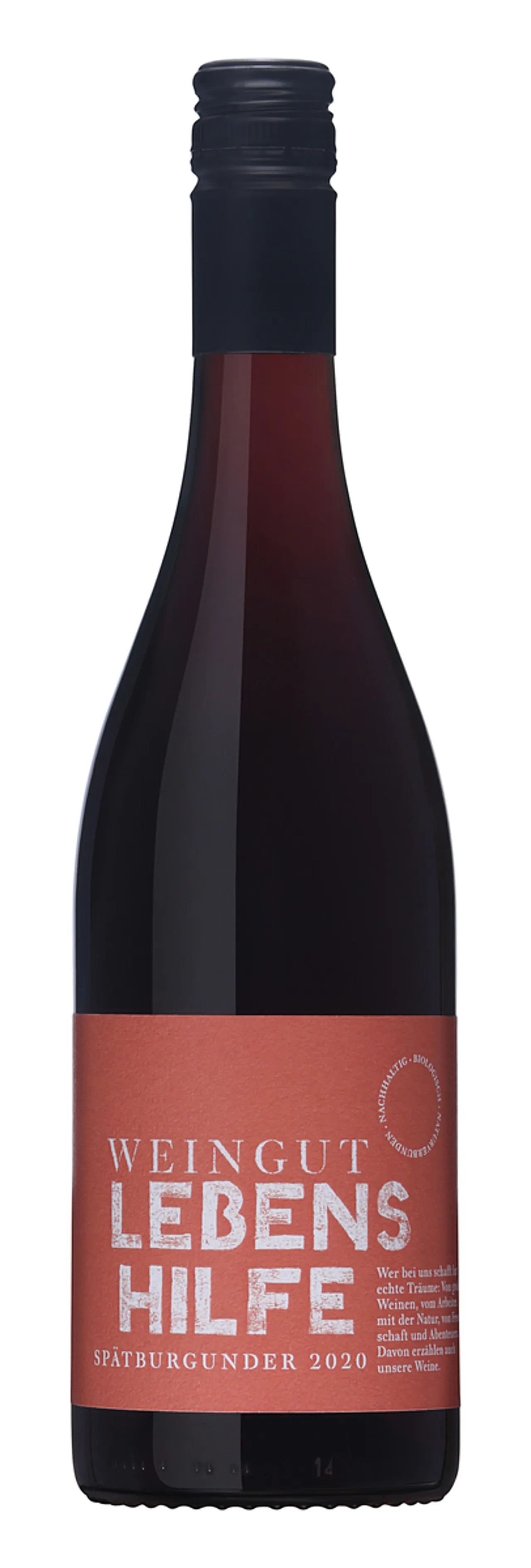 LEBENSHILFE SPÄTBURGUNDER TROCKEN 12,5% 75CL