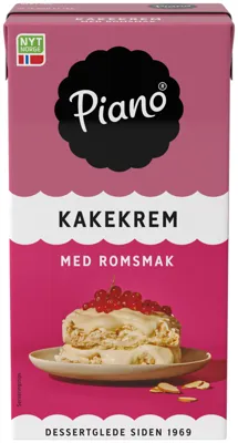 Piano Kakekrem M/Romsmak 1/2l Tine