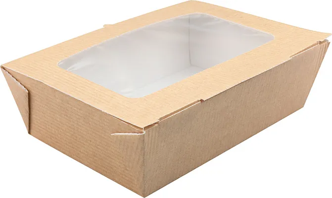 Matbeger M/Lokk/Vindu 1200ml Kartong Tåler Varmeskap