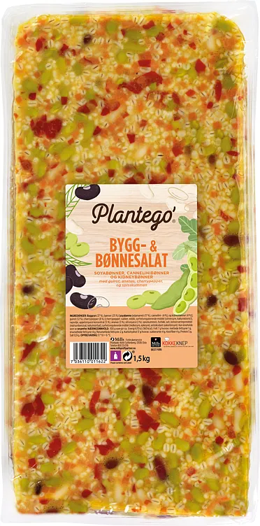 PLANTEGO' BYGG- OG BØNNESALAT 1500G PLANTEGO' BYGG- OG BØNNESALAT 1500G