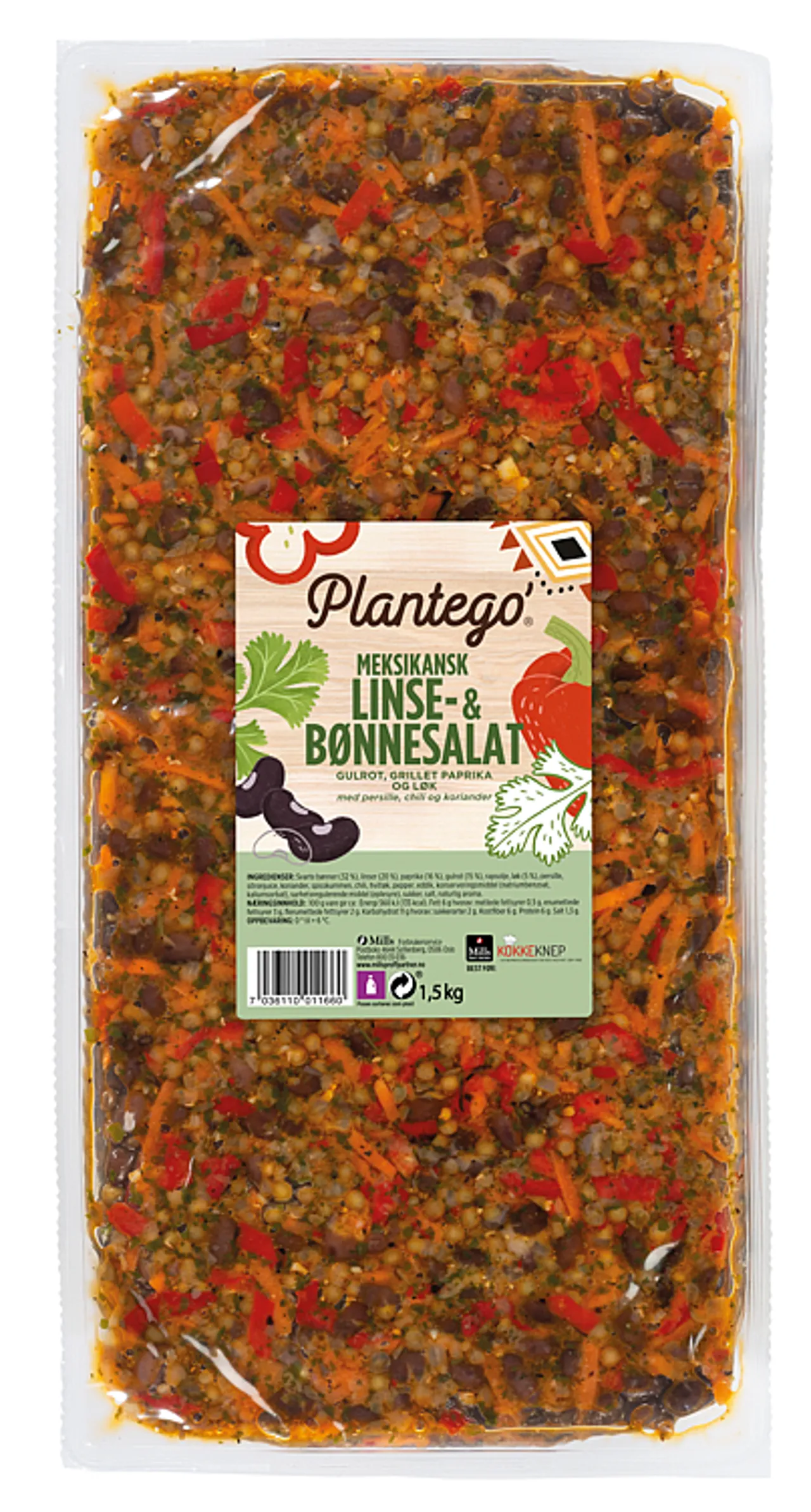 PLANTEGO' MEKSIKANSK SALAT 1500G