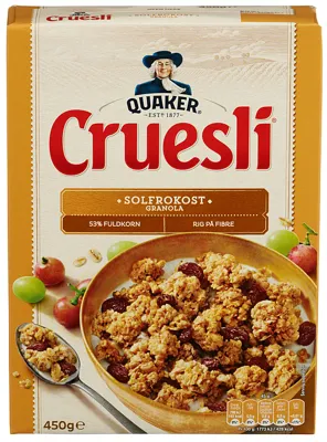Quaker Cruesli Solfrokost 450g