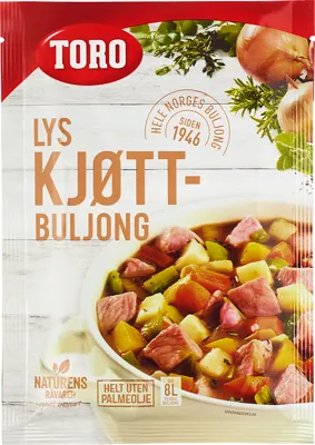 Toro Buljongpulver Øk Lys
