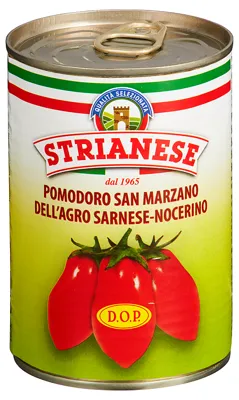 TOMATER SAN MARZANO 400G STRIANESE TOMATER SAN MARZANO 400G STRIANESE
