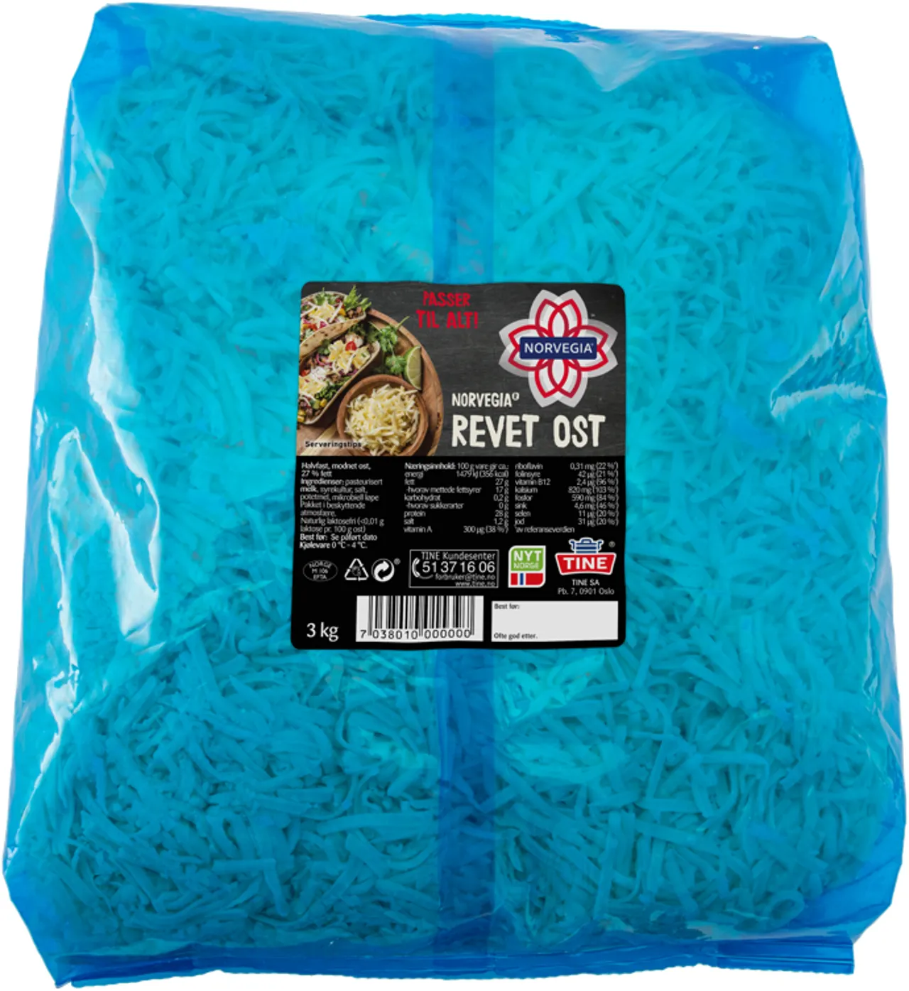 NORVEGIA REVET 3KG TINE