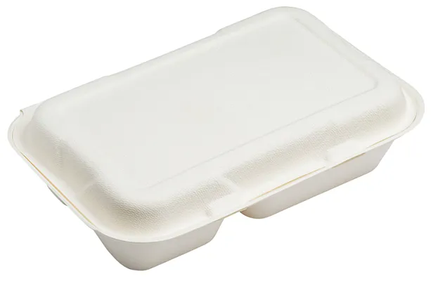 Varmmatboks 2-Rom Fiber 1200ml 25.1x16.6x6.3cm