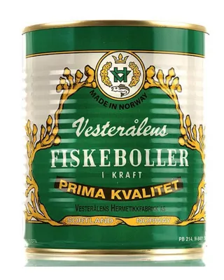 FISKEBOLLER VESTERAALENS1/1BOKS FISKEBOLLER VESTERAALENS1/1BOKS