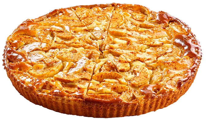 APPLE TART NORMANDE EPLEKAKE TIN OG SERVER FERDIG DELT APPLE TART NORMANDE EPLEKAKE TIN OG SERVER FERDIG DELT
