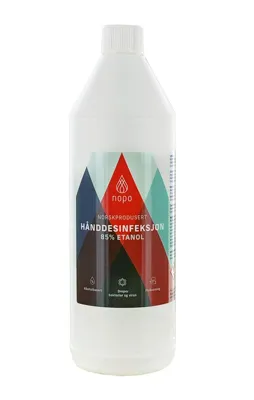 Hånddesinfeksjon 85% Etanol Norskprodusert 500ml