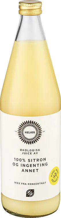 HELIOS SITRONJUICE 750ML ØKOLOGISK HELIOS SITRONJUICE 750ML ØKOLOGISK