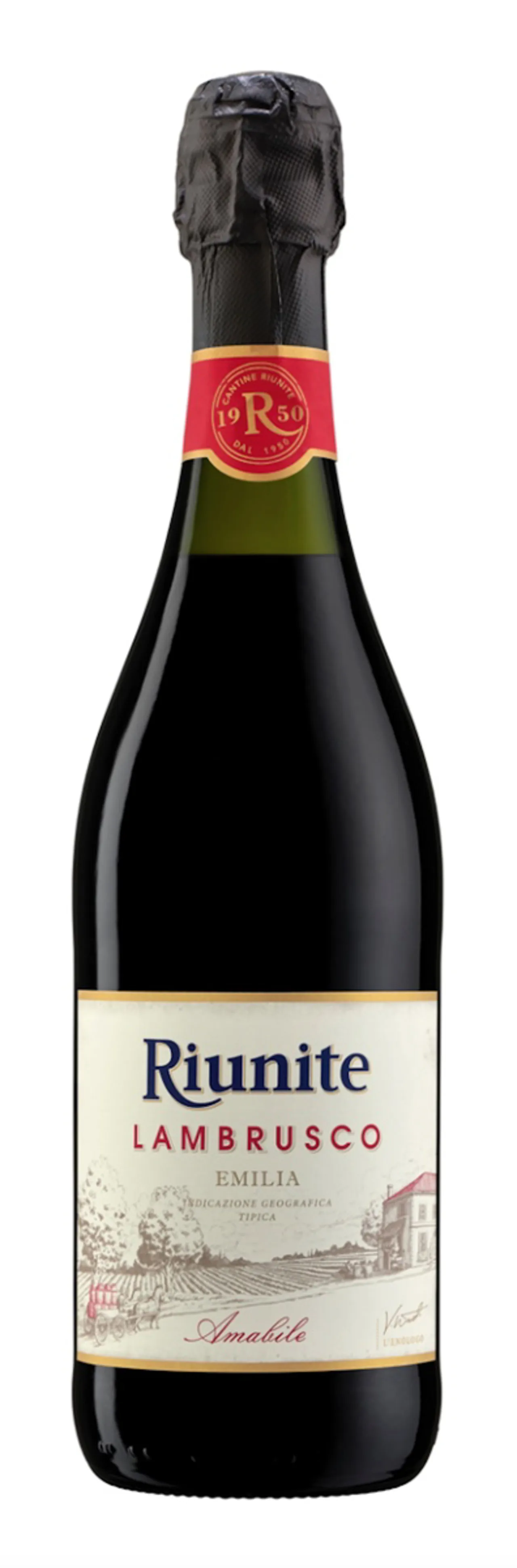 RIUNITEAMBRUSCO EMILIA ROSSO FRIZZ 7,5% 75CL