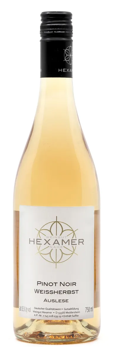 HEXAMER PINOT NOIR WEISSHERBST AUSLESE 8% 75CL HEXAMER PINOT NOIR WEISSHERBST AUSLESE 8% 75CL