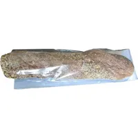 BAGUETTEPOSE 35C M/CELLOFAN HVIT 1000STK