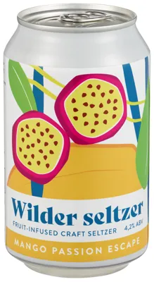 Wilder Seltzer Mango Passion Escape 4.2% 33cl Bx
