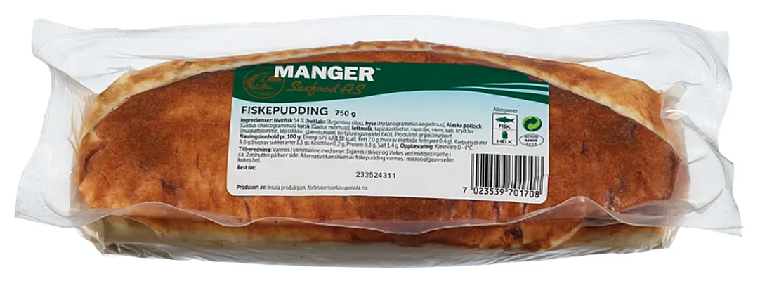 FISKEPUDDING 750G MANGER SEAFOOD FISKEPUDDING 750G MANGER SEAFOOD