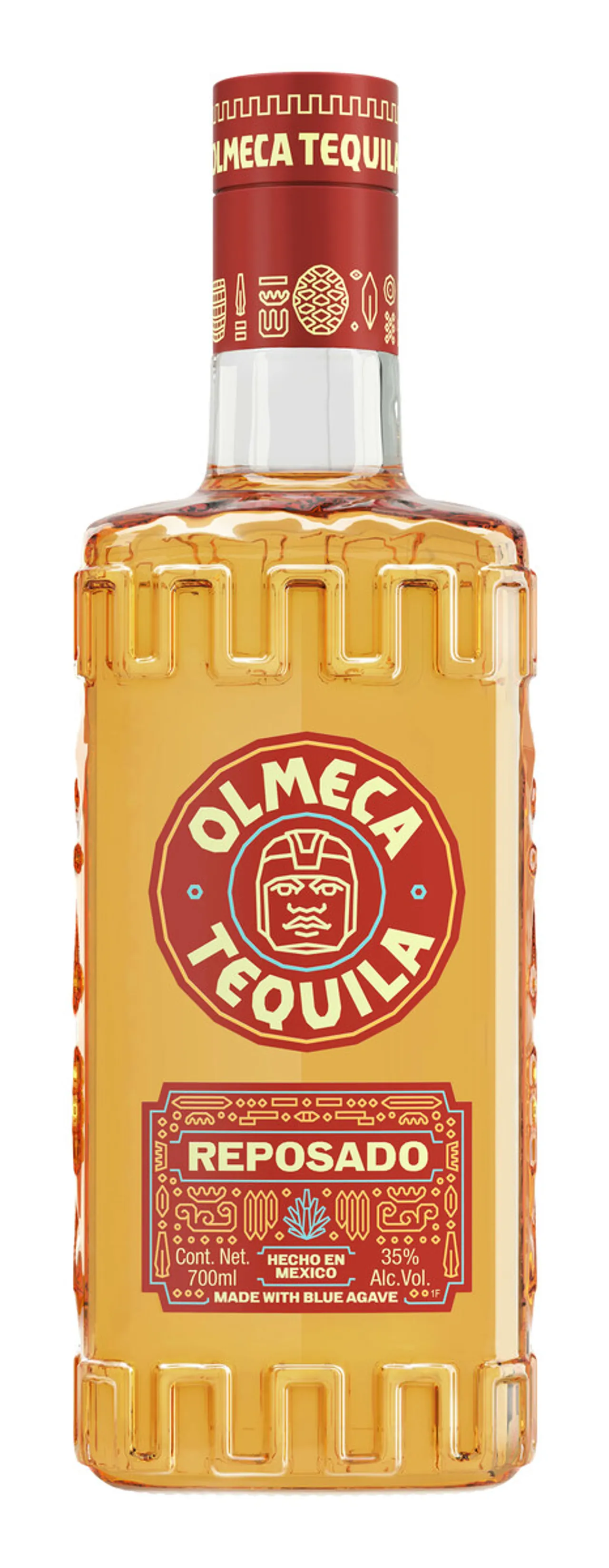 OLMECA TEQUILA REPOSADO 35% 70CL