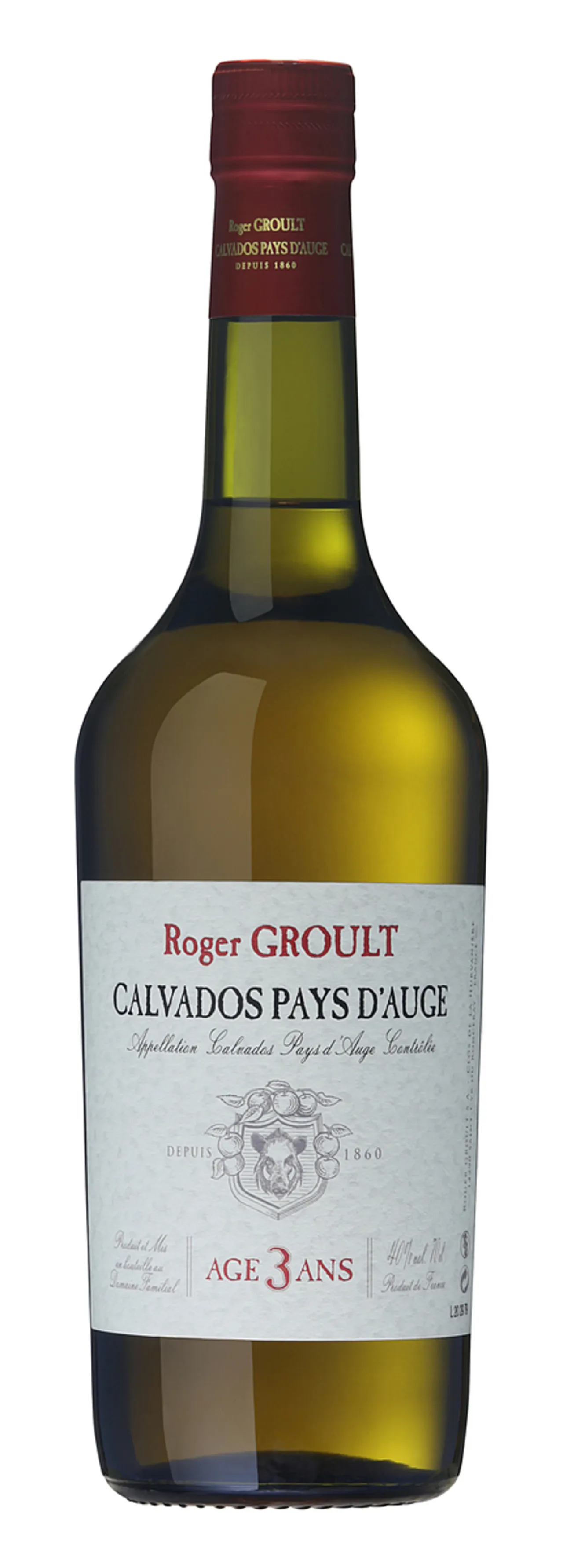 CALVADOS PAYS D'AUGE 3 ANS 40% 70CL