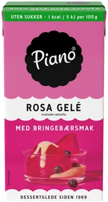 PIANO GELÉ BRINGEBÆRSMAK UTEN 1/2L TINE PIANO GELÉ BRINGEBÆRSMAK UTEN 1/2L TINE