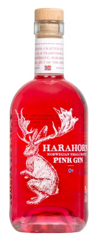 HARAHORN PINK GIN 40% 50CL