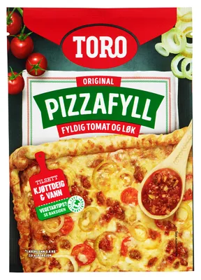 TORO PIZZAFYLL TOMAT&LØK 20X55G TORO PIZZAFYLL TOMAT&LØK 20X55G