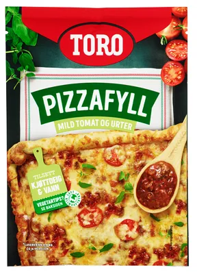 TORO PIZZAFYLL TOMAT&URTER 22X60G TORO PIZZAFYLL TOMAT&URTER 22X60G