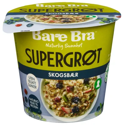 Bare Bra Grøt Skogsbær 6x57g