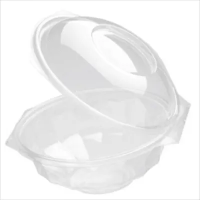 Salatskål Pet 500ml Med Lokk 300stk