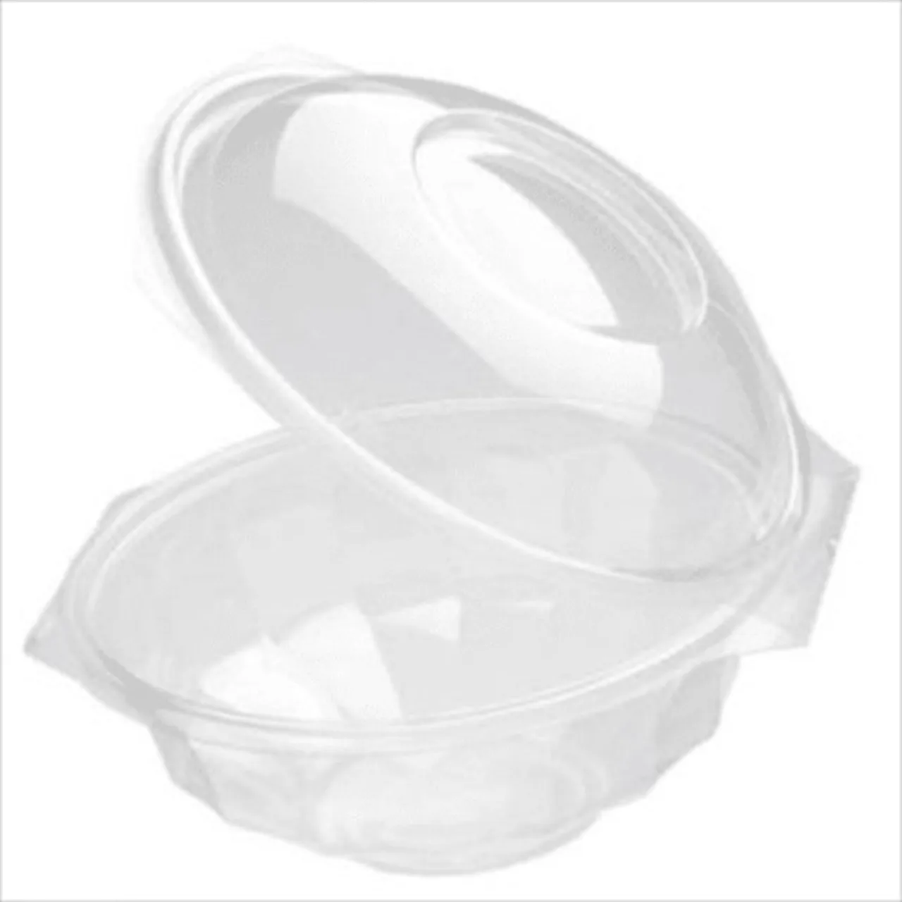 SALATSKÅL PET 500ML MED LOKK 300STK