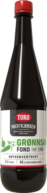 TORO GRØNNSAKSFOND 700ML TORO GRØNNSAKSFOND 700ML