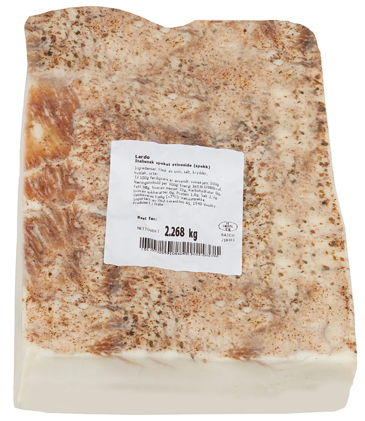 LARDO CA 2KG TANZI