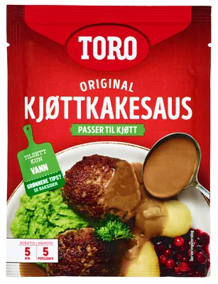 TORO KJØTTKAKESAUS 45G TORO KJØTTKAKESAUS 45G