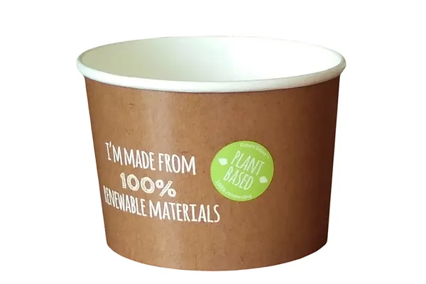 Miljøvennlig Matbeger 500ml I 100% Plantebasert Materiale
