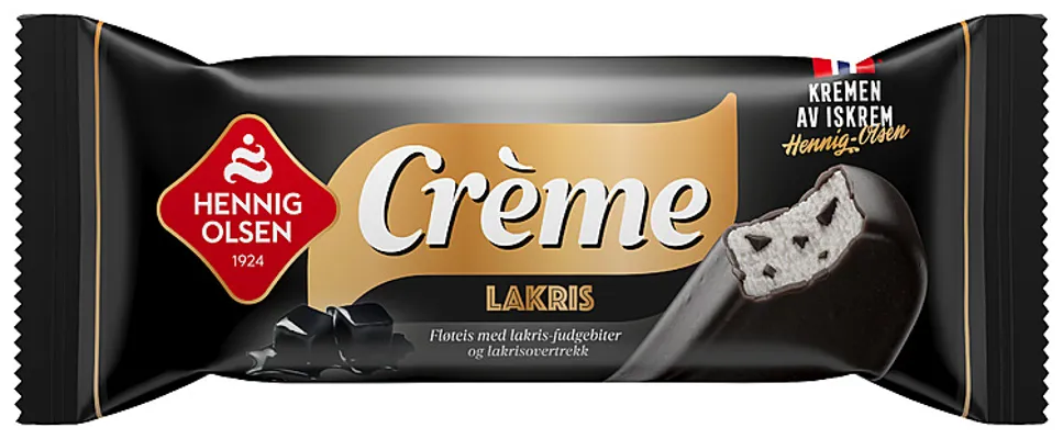 Creme Lakris Fløteis