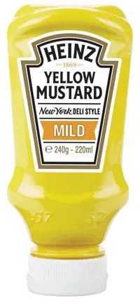 HEINZ YELLOW MUSTARD MILD 220ML