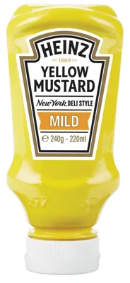 Heinz Yellow Mustard Mild 220ml