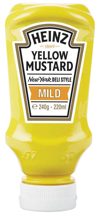 HEINZ YELLOW MUSTARD MILD 220ML