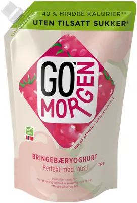 GO'MORGEN BRINGEBÆR UTEN 730G TINE GO'MORGEN BRINGEBÆR UTEN 730G TINE