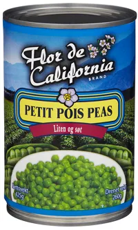 ERTER PETIT POIS 425G FLOR DE CALIFORNIA