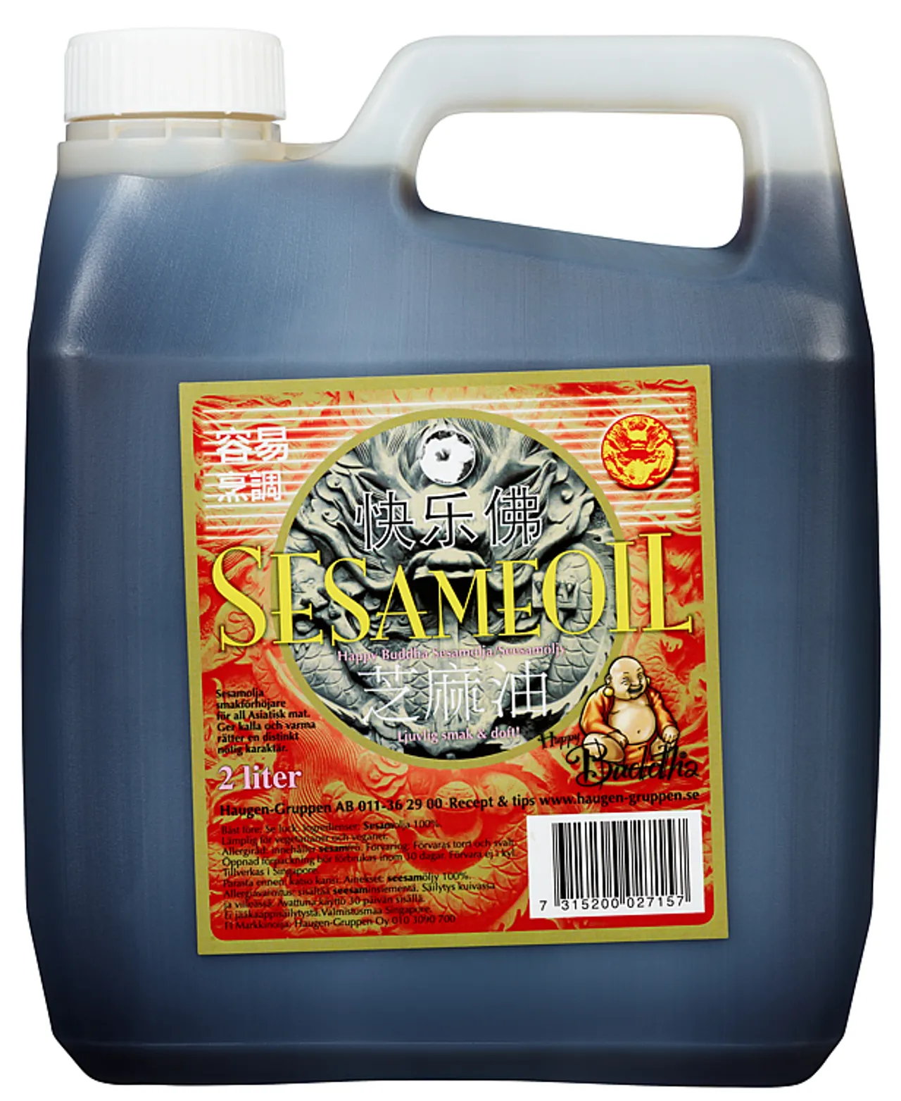 HAPPY BUDDHA SESAM OLJE 2X2L