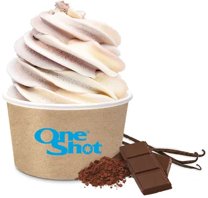 ISKREM SJOKOLADE & VANILJE 18 STK A 100G ONE SHOT ISKREM SJOKOLADE & VANILJE 18 STK A 100G ONE SHOT