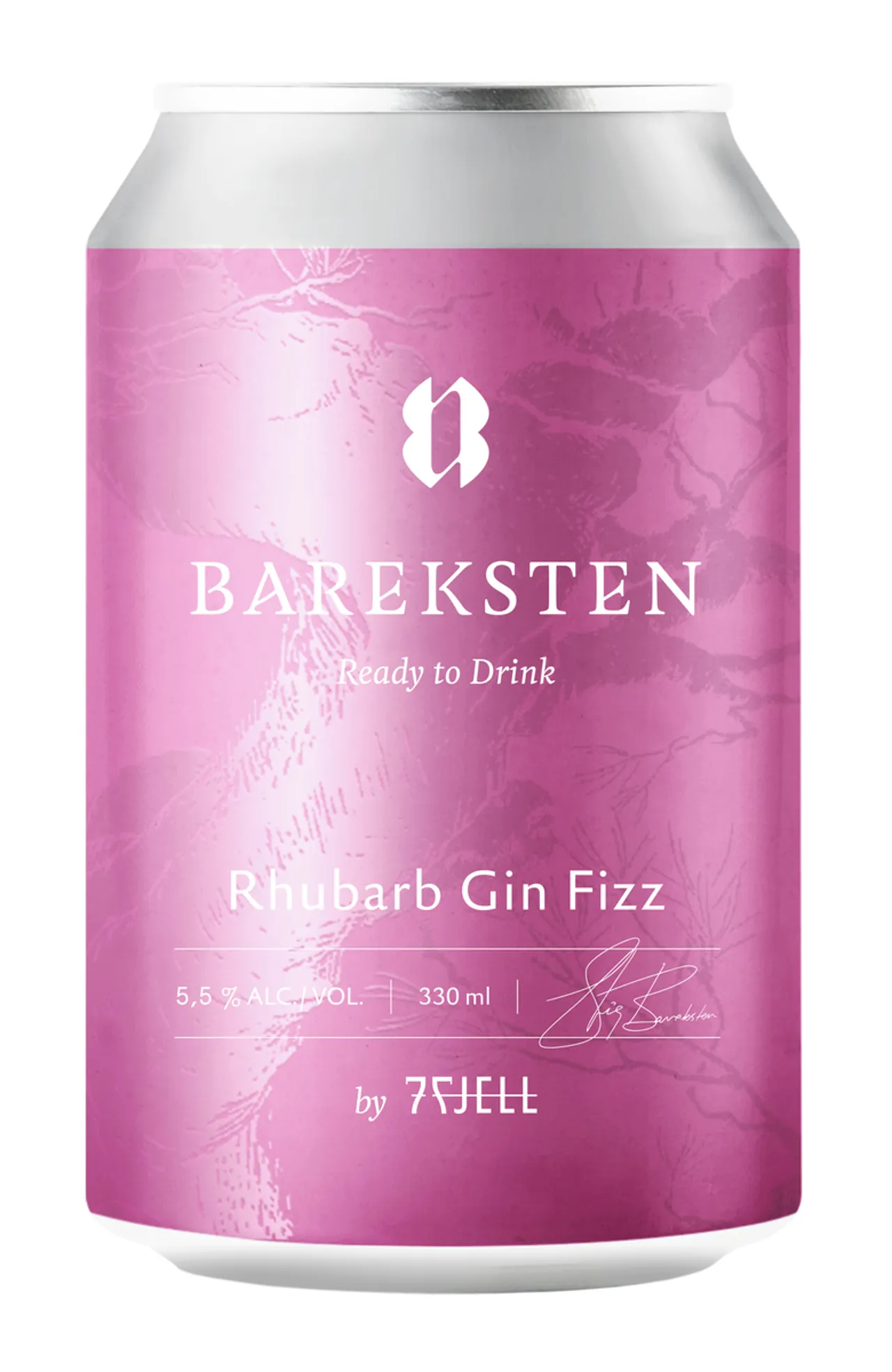 BAREKSTEN 7F RHUBARB GIN FIZZ 5,5% 12X33CL