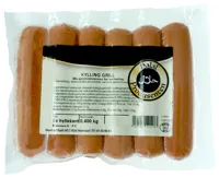 HALALPR KYLLING GRILLPØLSER HALAL 400G