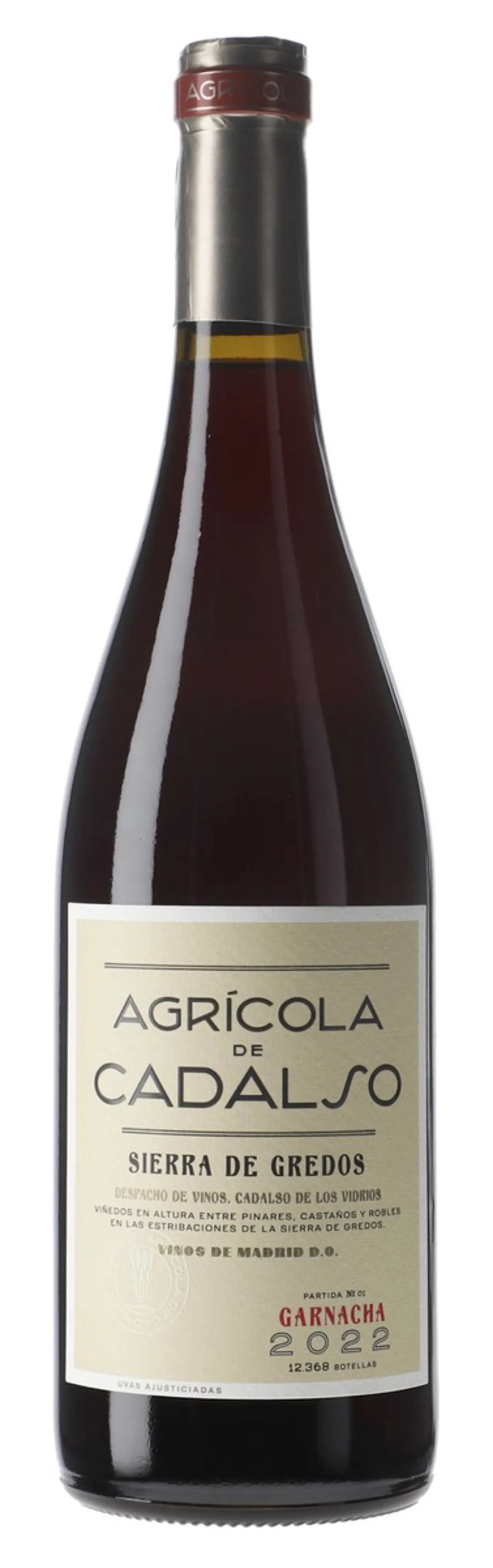 AGRICOLA DE CADALSO GARNACHA 14% 75CL