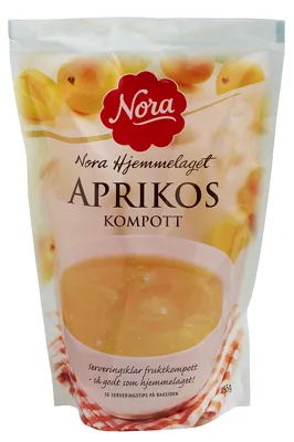 Nora Aprikoskompott 455g