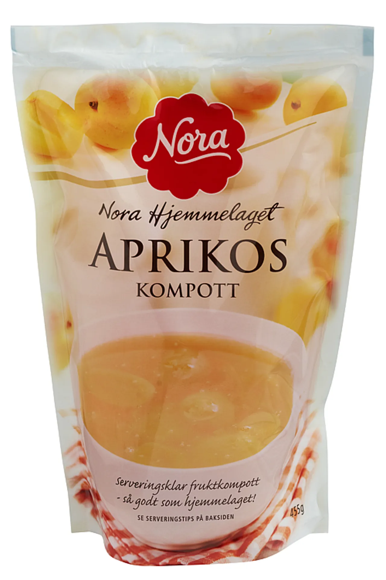 NORA APRIKOSKOMPOTT 455G