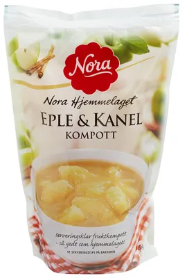 NORA EPLE & KANEL KOMPOTT 455G NORA EPLE & KANEL KOMPOTT 455G