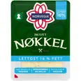NORVEGIA NØKKEL LETT 16% SKIVET 150G TINE