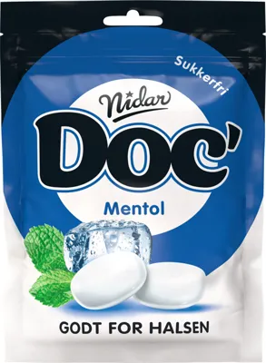 Doc' Halslinser Mentol 50g