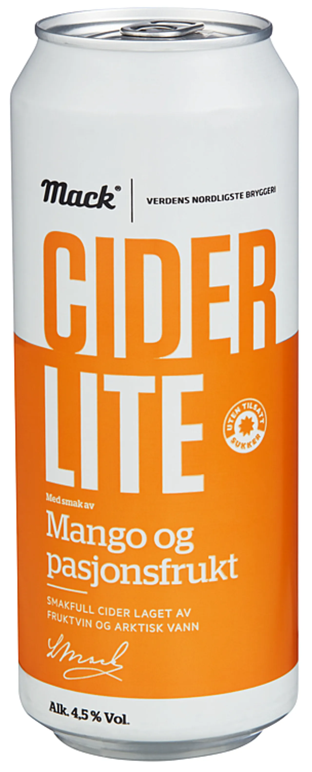 MACK CIDER MANGO/PASSION LITE 0.50L BX